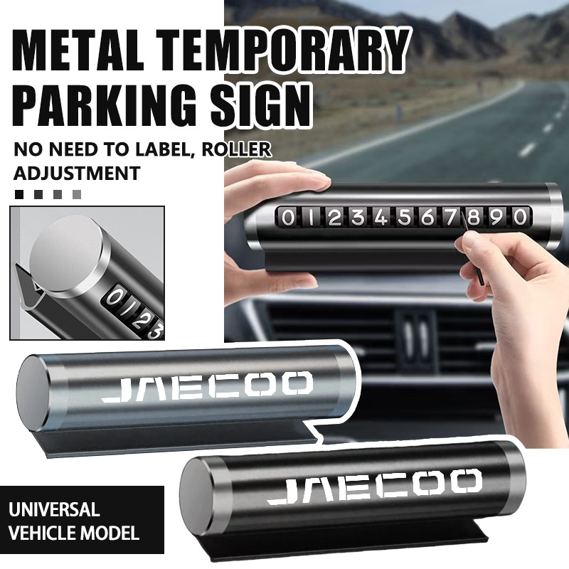 Crepe Pan Carbon - Universelle temporäre Parknummernschilder für Autos für