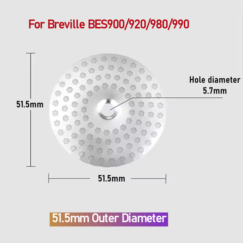 Edelstahl-Duschsieb für Brevil – Breville Espresso Bes870 Bewertung und Preis