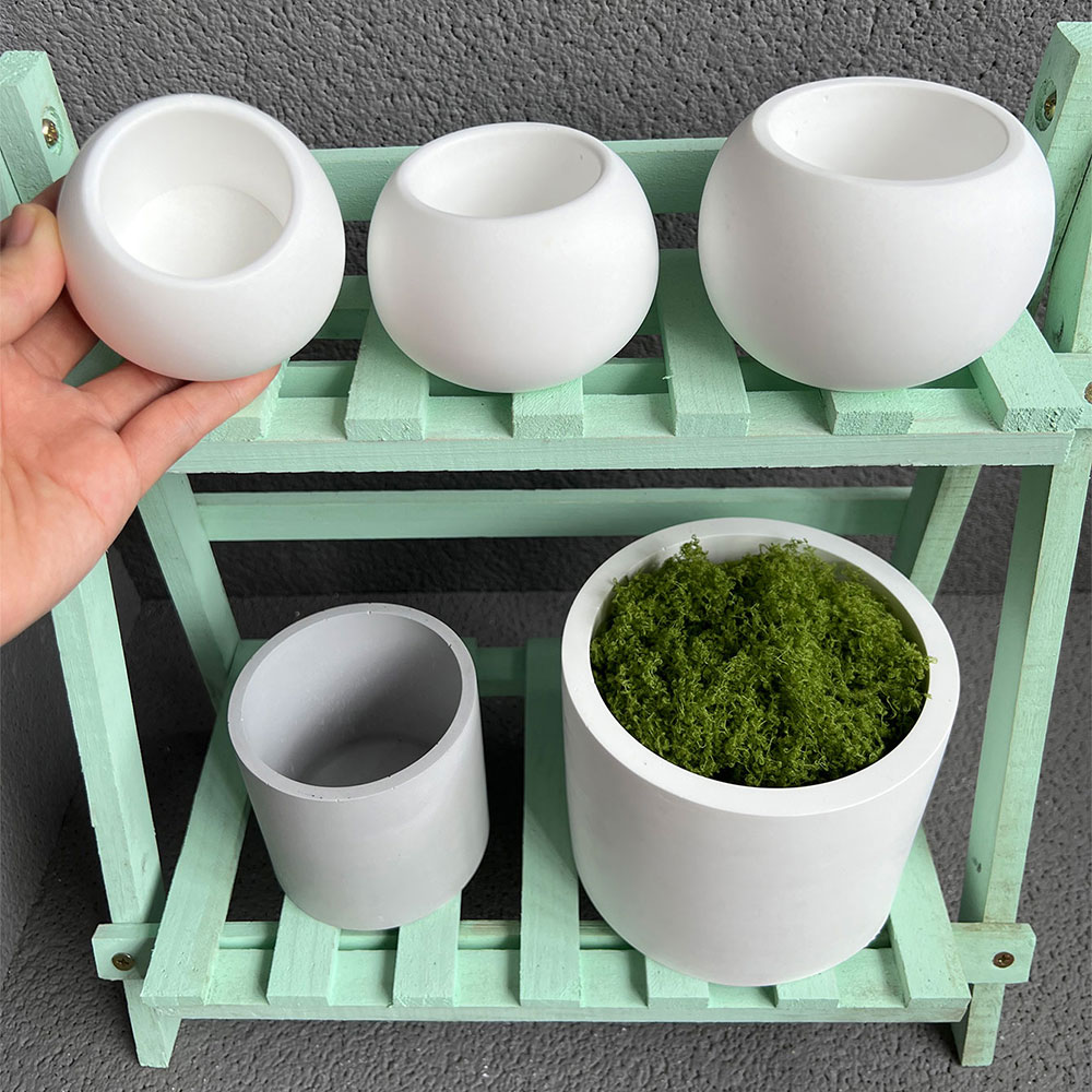 Kugelförmiger Blumentopf Beton – Potsticker Mold Bewertung und Preis