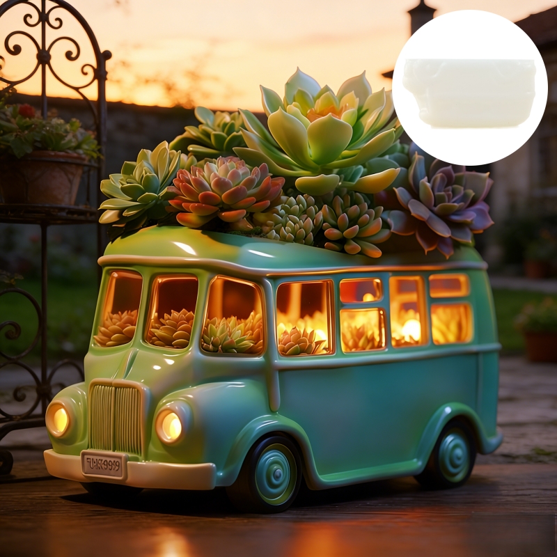 Bus-Sukkulenten-Blumentopf-Har – Potsticker Mold Bewertung und Preis